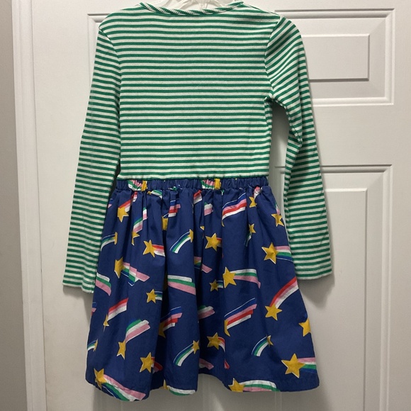 Girls 9-10y Mini Boden Rainbow and Stars Dress - Picture 5 of 5